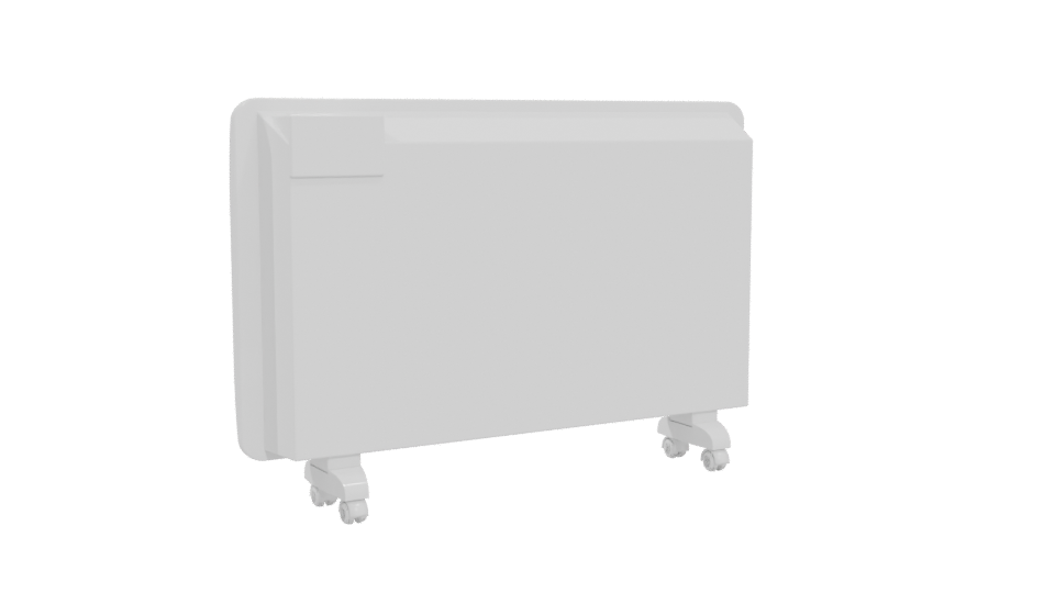 Stylish Electric Heater Model - Professional 3D Model Render 4