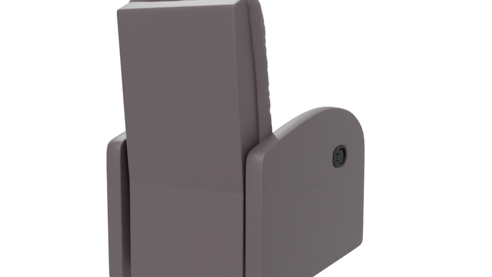 Stylish Reclining Chair Model - Professional 3D Model Render 6
