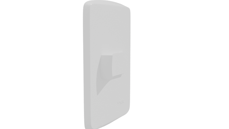 Modern Wall Switch 3D Model - Professional 3D Model Render 9