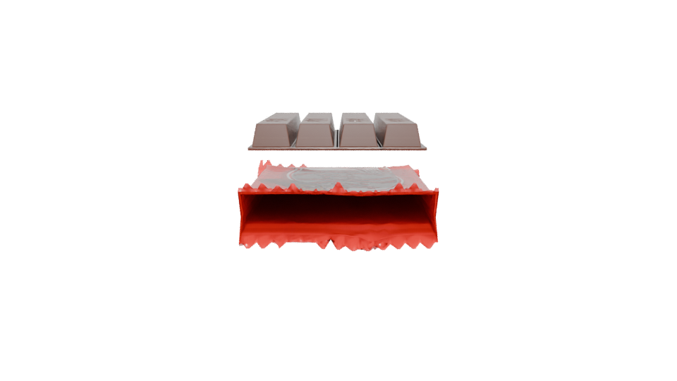 Stylized Snack Wrapper 3D Model - Professional 3D Model Render 5