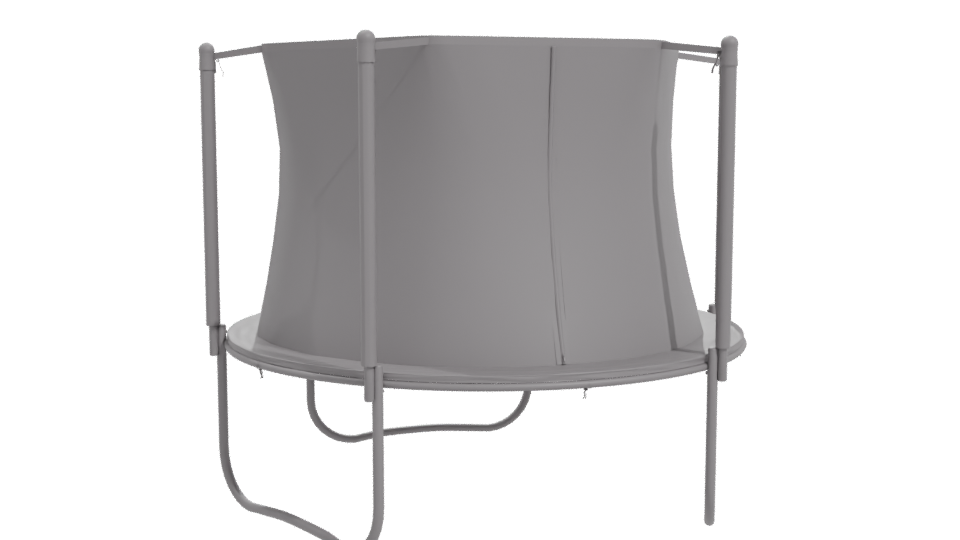 Outdoor Safety Trampoline Model 3D - Professional 3D Model Render 11