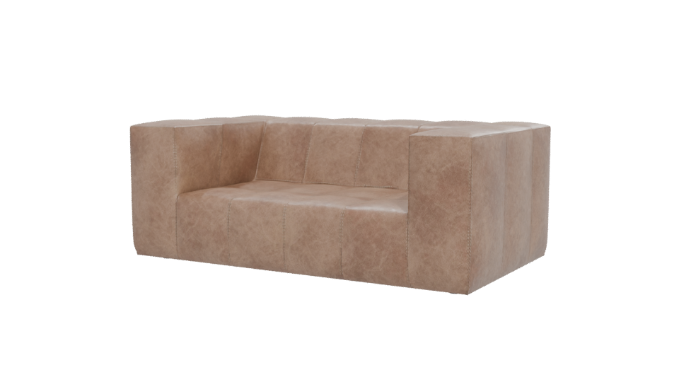 Stylish Leather Sofa Model - Professional 3D Model Render 12