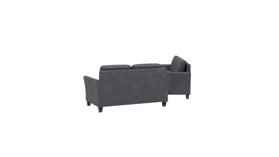 Contemporary Sofa Set 3D Model - Professional 3D Model Render 2