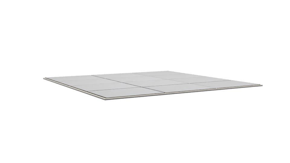 Elegant White Tile Floor 3D - Professional 3D Model Render 13