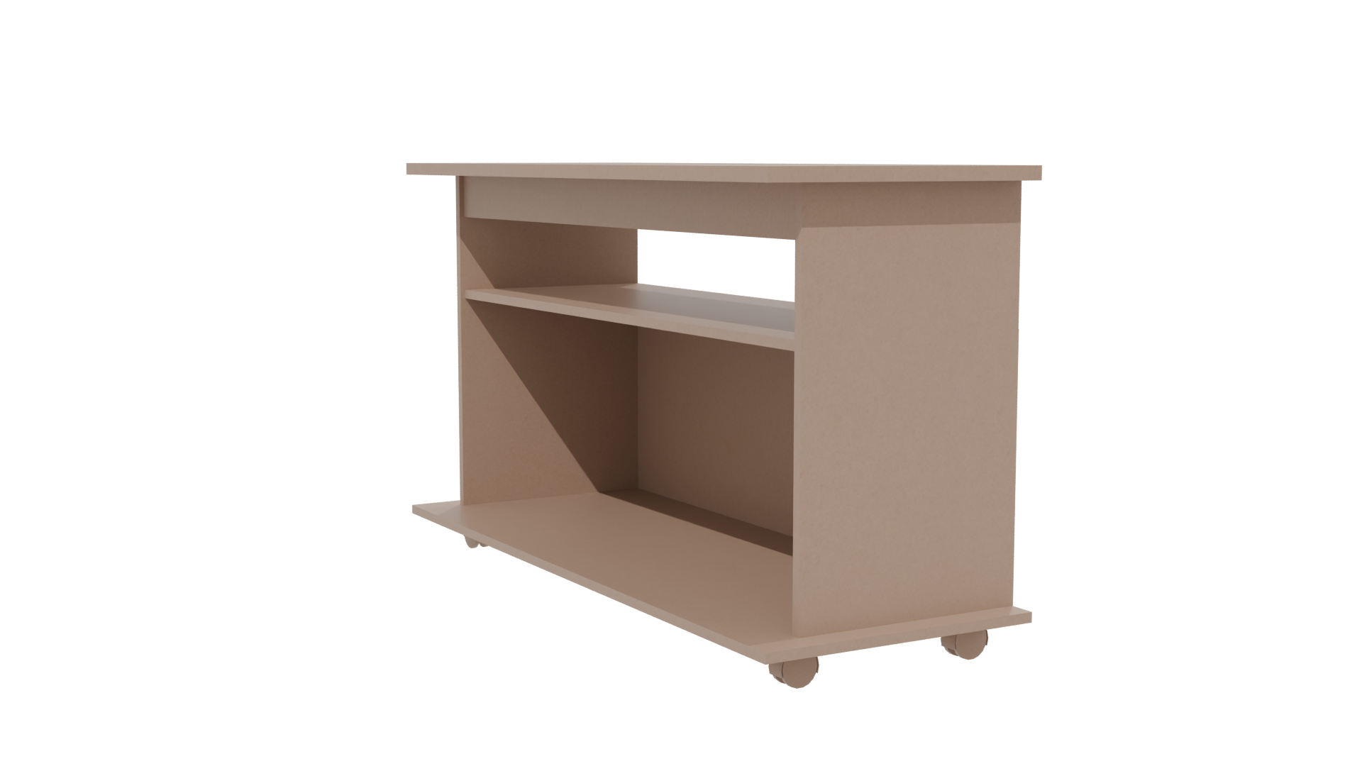 Modern Wooden Console Table 3D - Professional 3D Model Render 13