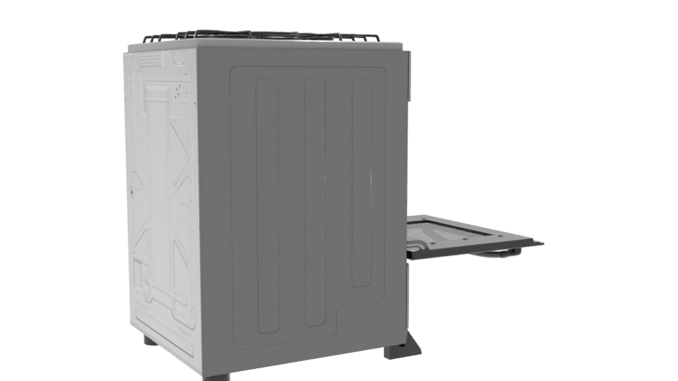 Stylish Kitchen Range Cooker 3D - Professional 3D Model Render 7