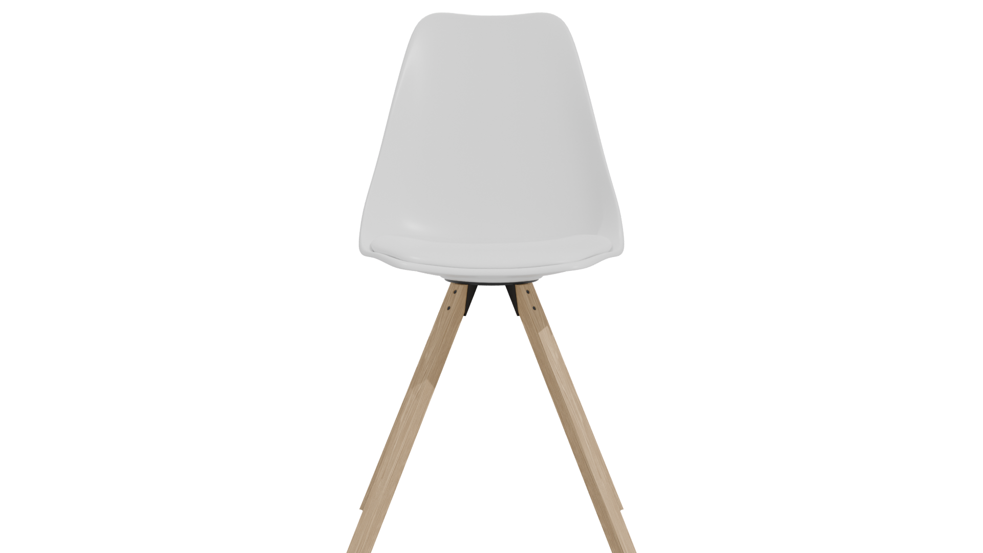 Glossy Modern Dining Chair 3D - Professional 3D Model Render 11