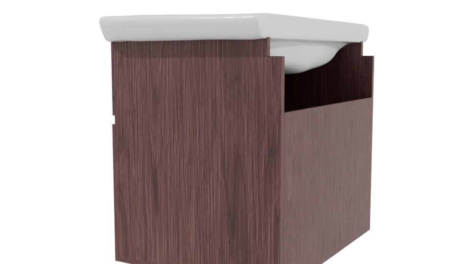 Stylish Modern Bathroom Sink 3D Model - Professional 3D Model Render 3