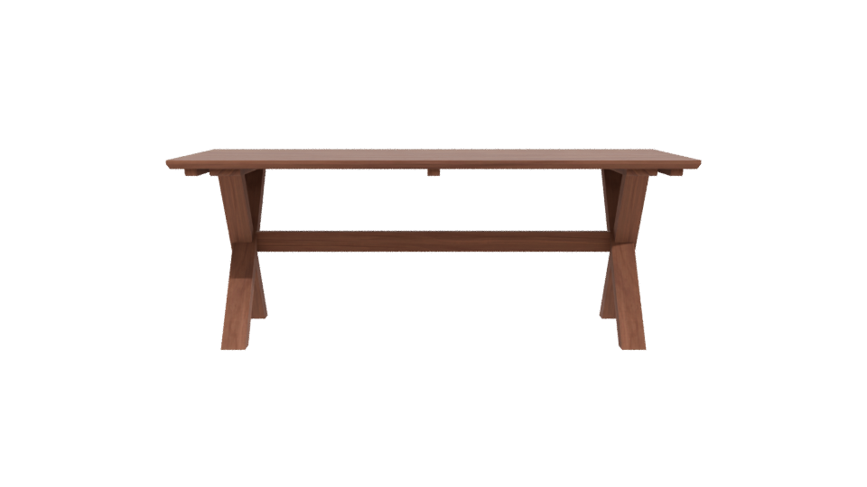 Kimberly Teak Dining Table 3D - Professional 3D Model Render 11