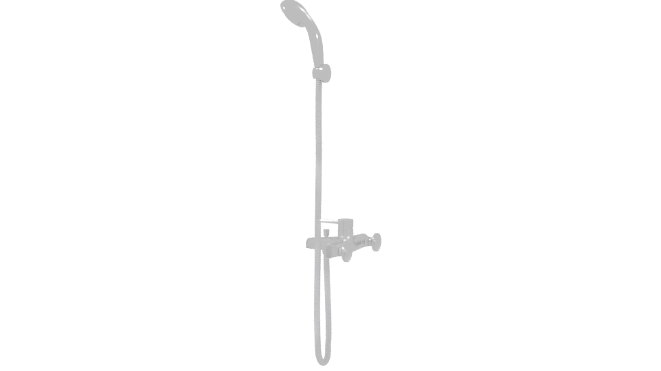Stylish Shower Mixer 3D Model - Professional 3D Model Render 3