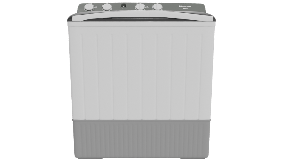 Stylish Top-Load Washing Machine Model - Professional 3D Model Render 11