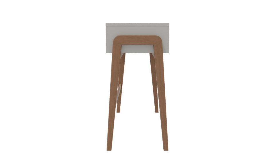 Minimalist Wooden Console Table - Professional 3D Model Render 8