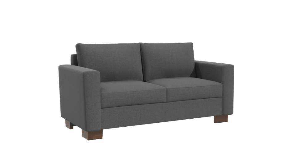 Modern Gray Sofa 3D Model - Professional 3D Model Render 10