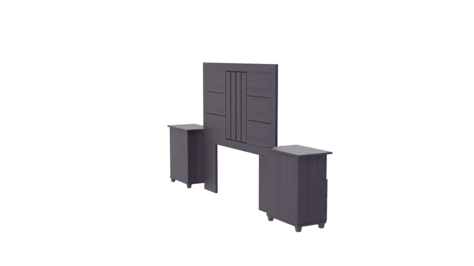 Stylish Bedroom Furniture Set 3D - Professional 3D Model Render 7
