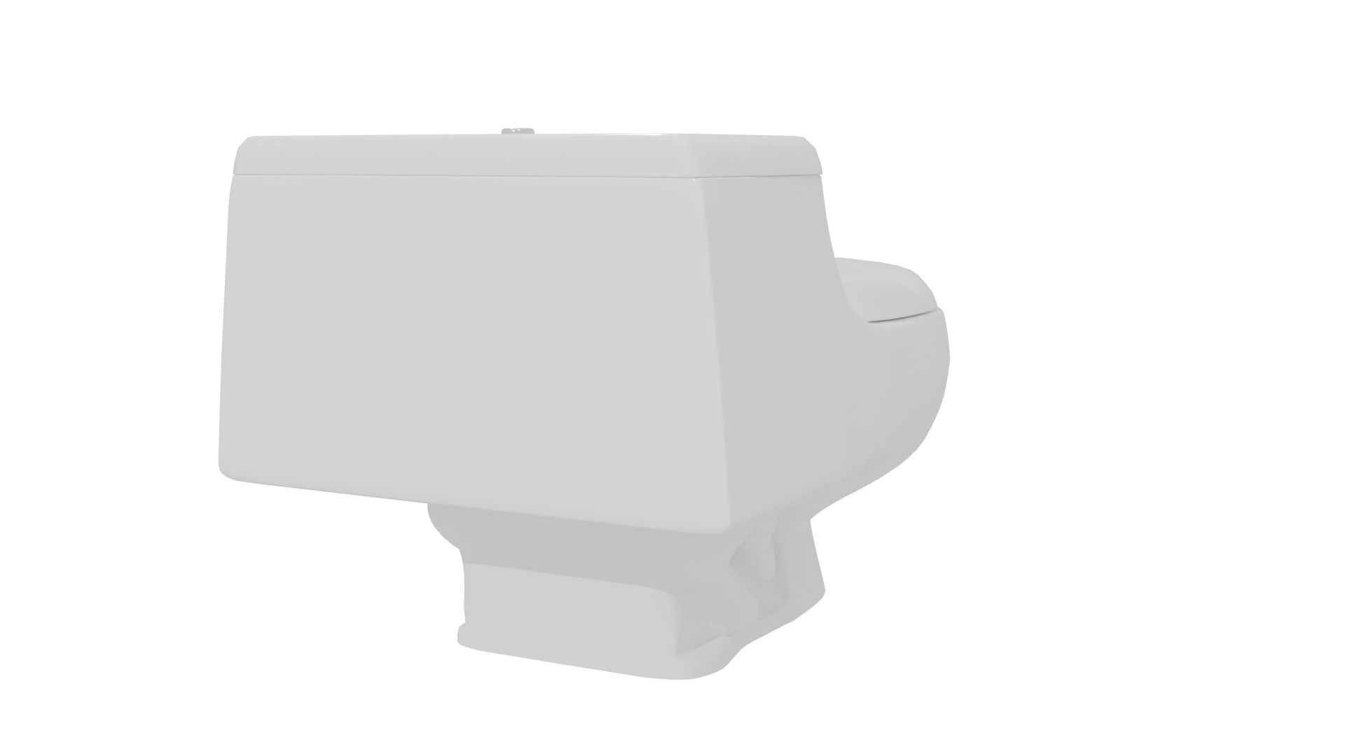 Modern Bathroom Toilet Model 3D - Professional 3D Model Render 6