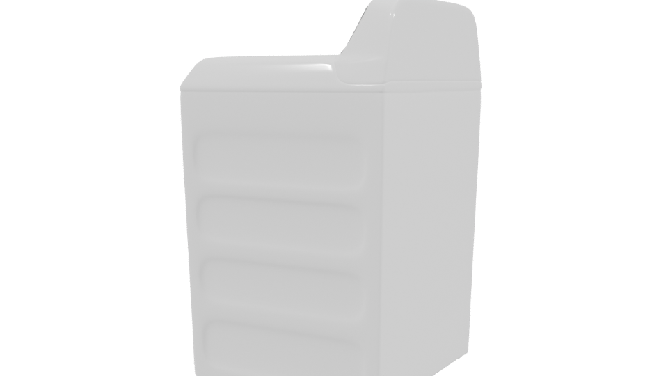 Top-Loading Washing Machine 3D - Professional 3D Model Render 3