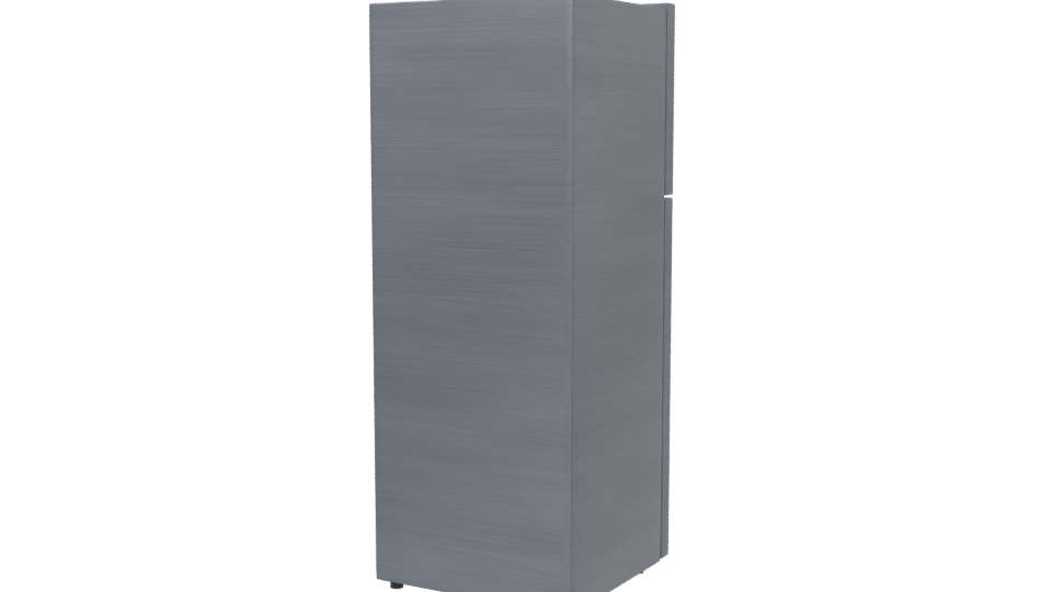 Sleek Stainless Steel Refrigerator 3D - Professional 3D Model Render 6