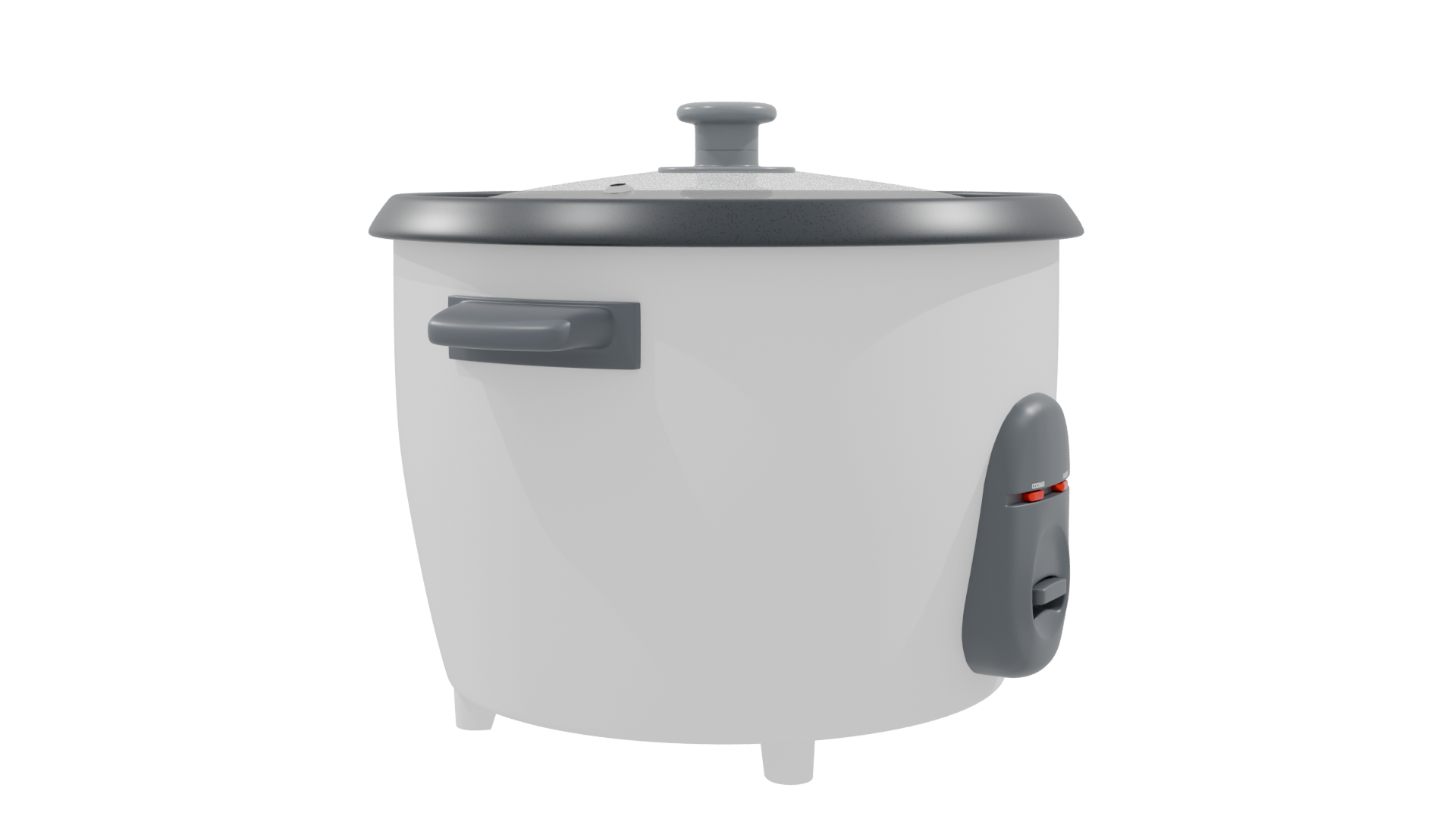 Stylish Electric Rice Cooker 3D - Professional 3D Model Render 9