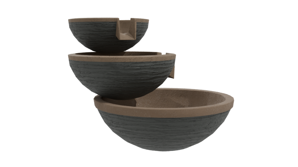Stylish Tiered Fountain Model - Professional 3D Model Render 10