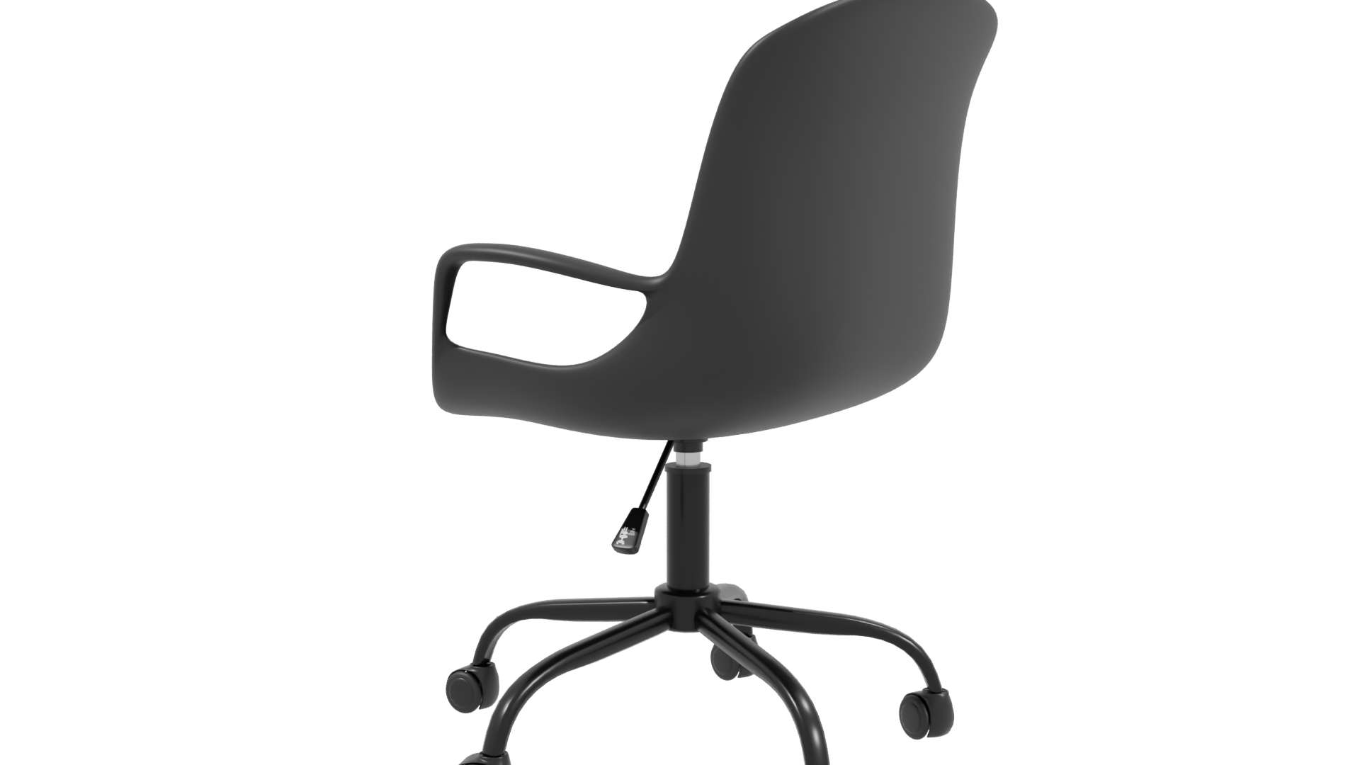 Sleek Modern Swivel Office Chair 3D Model - Professional 3D Model Render 3
