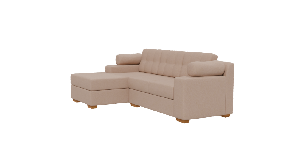 Contemporary Sectional Sofa 3D Model - Professional 3D Model Render 13