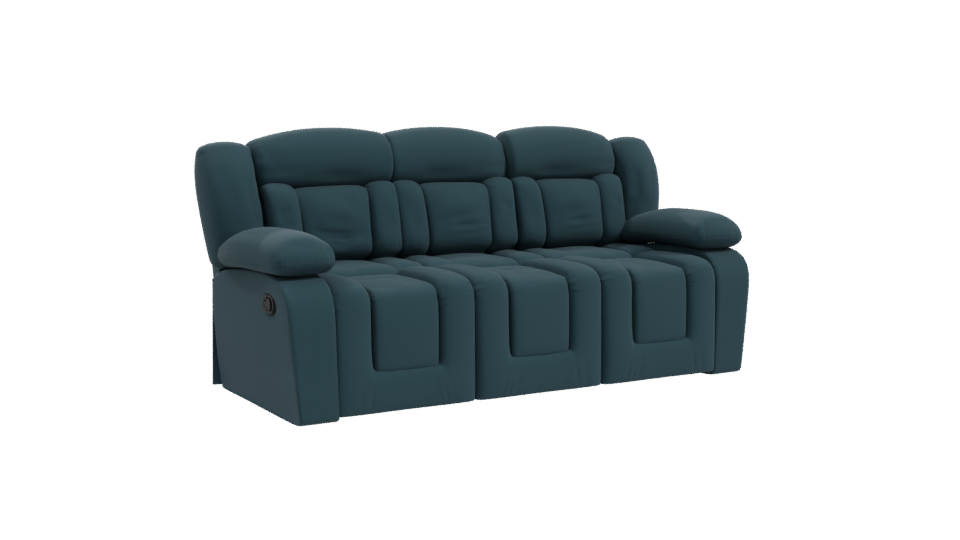Sleek Modern Fabric Sofa - Professional 3D Model Render 10