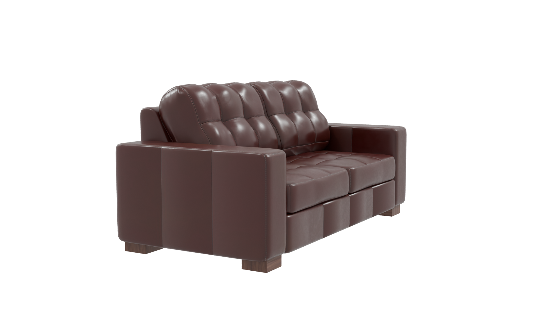 Luxurious Leather Sofa 3D Model - Professional 3D Model Render 9