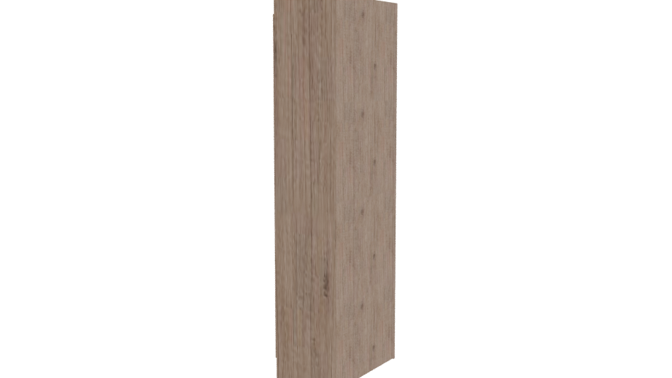 Stylish Wooden Storage Cabinet 3D - Professional 3D Model Render 3
