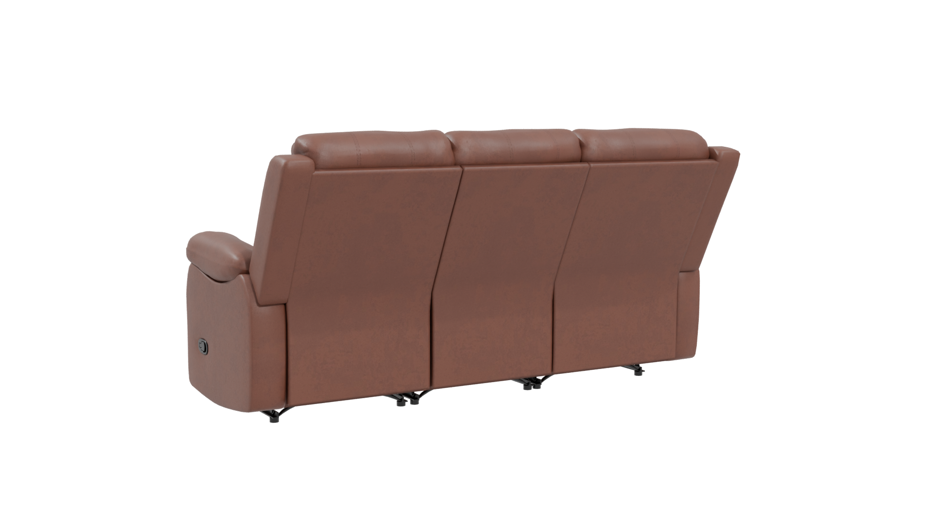 Stylish Modern Reclining Sofa - Professional 3D Model Render 4