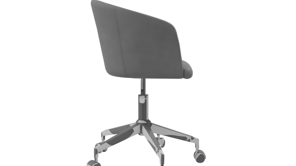 Stylish Modern Office Chair 3D Model - Professional 3D Model Render 8