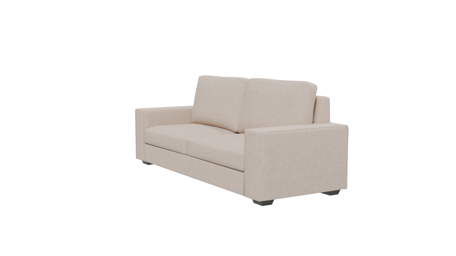 Contemporary Fabric Sofa 3D Model - Professional 3D Model Render 13