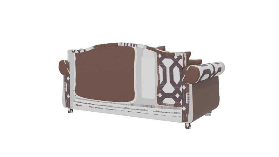 Elegant Vintage Sofa 3D Model - Professional 3D Model Render 6