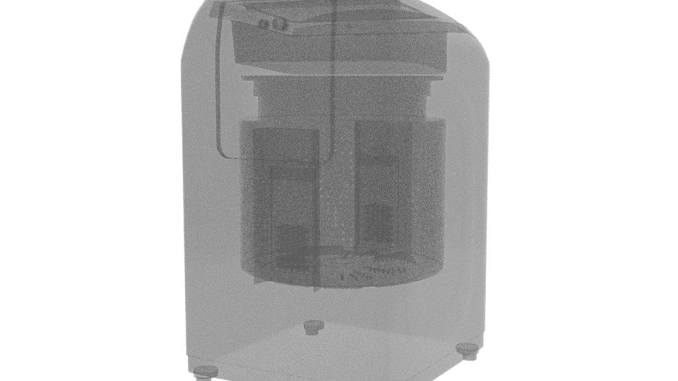 Compact Top-Loading Washing Machine 3D - Professional 3D Model Render 6