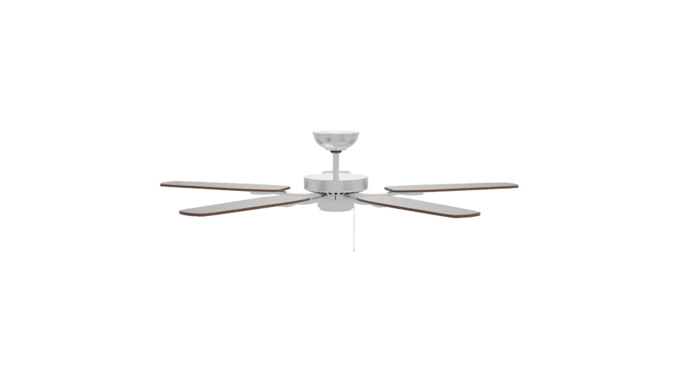 Modern Ceiling Fan 3D Model - Professional 3D Model Render 11