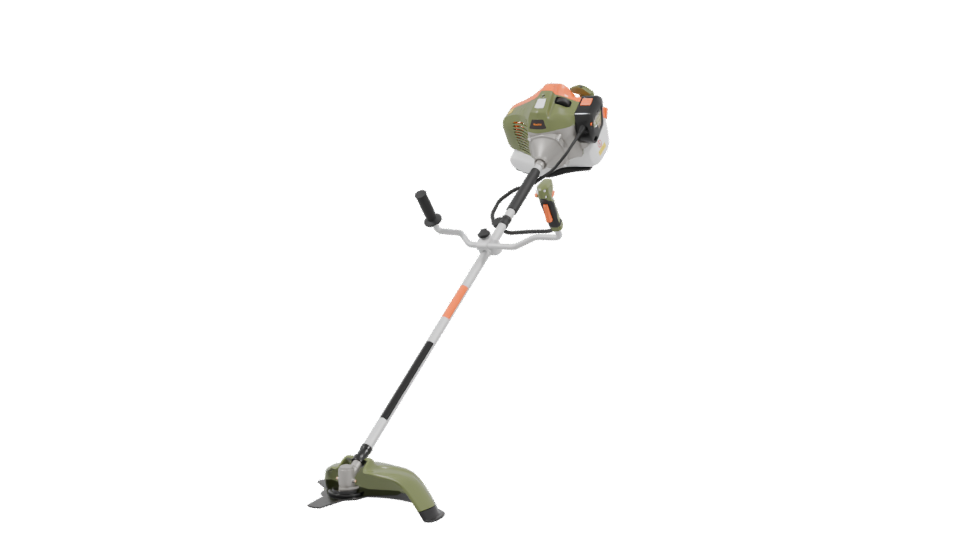 Efficient String Trimmer 3D Model - Professional 3D Model Render 3