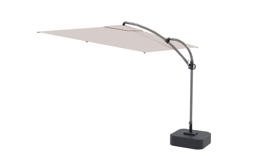 Stylish Outdoor Umbrella 3D Model - Professional 3D Model Render 9