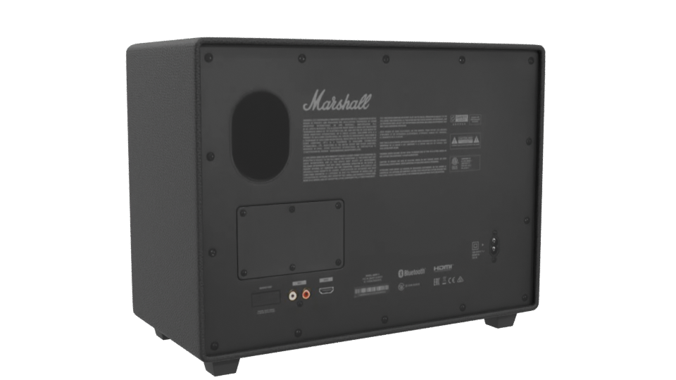 Marshall Bluetooth Speaker 3D Model - Professional 3D Model Render 4