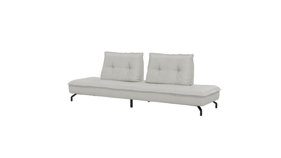 Contemporary Fabric Sofa 3D Model - Professional 3D Model Render 12