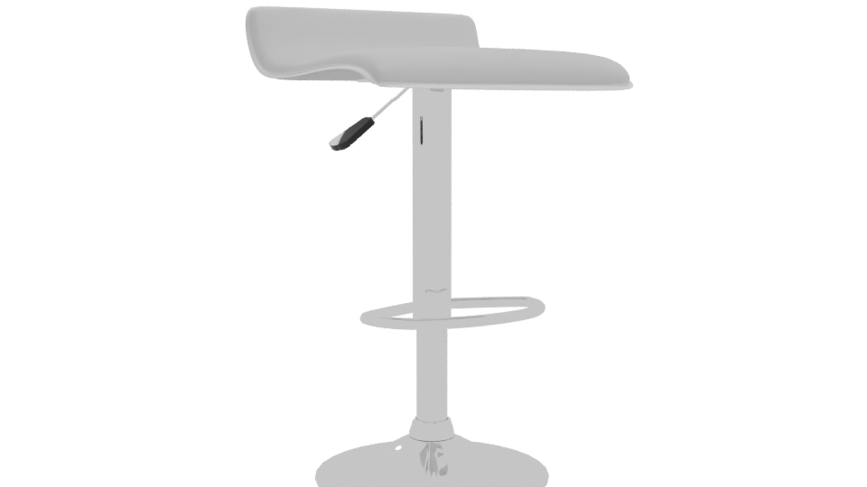 Stylish Bar Stool 3D Model - Professional 3D Model Render 10