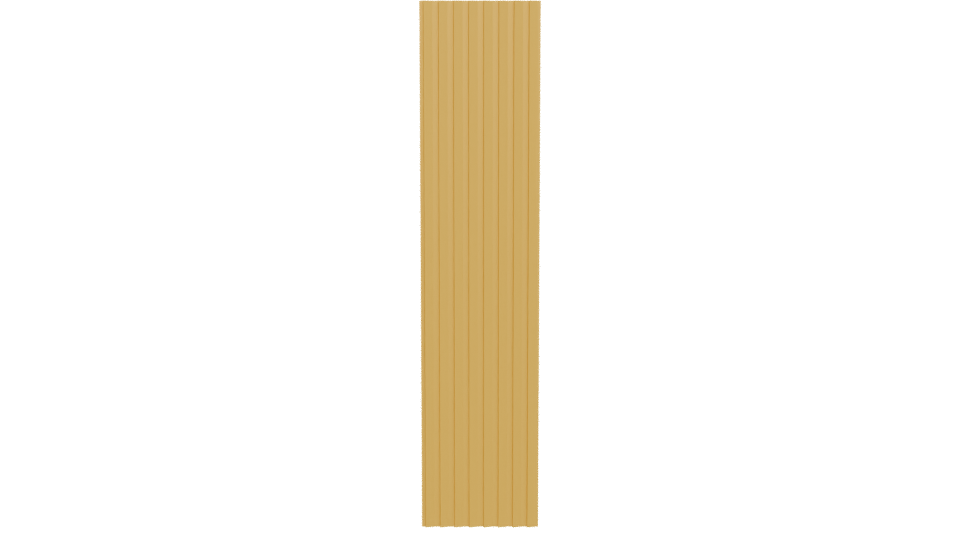Amarillo Oro RAL 1004 Column Model - Professional 3D Model Render 5