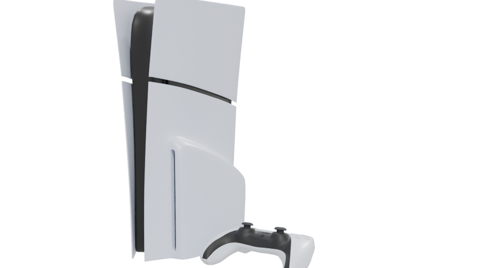 Next-Gen Gaming Console Model - Professional 3D Model Render 12