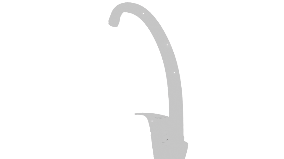 Sleek Modern Kitchen Faucet 3D - Professional 3D Model Render 4