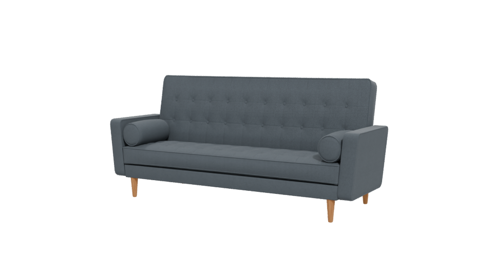 Nordic Gray Sofa 3D Model - Professional 3D Model Render 12