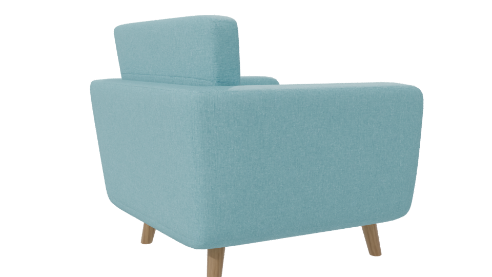 Stylish Modern Armchair 3D - Professional 3D Model Render 7