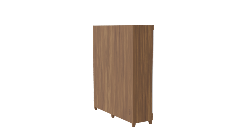 Stylish Wooden Wardrobe Set 3D - Professional 3D Model Render 8