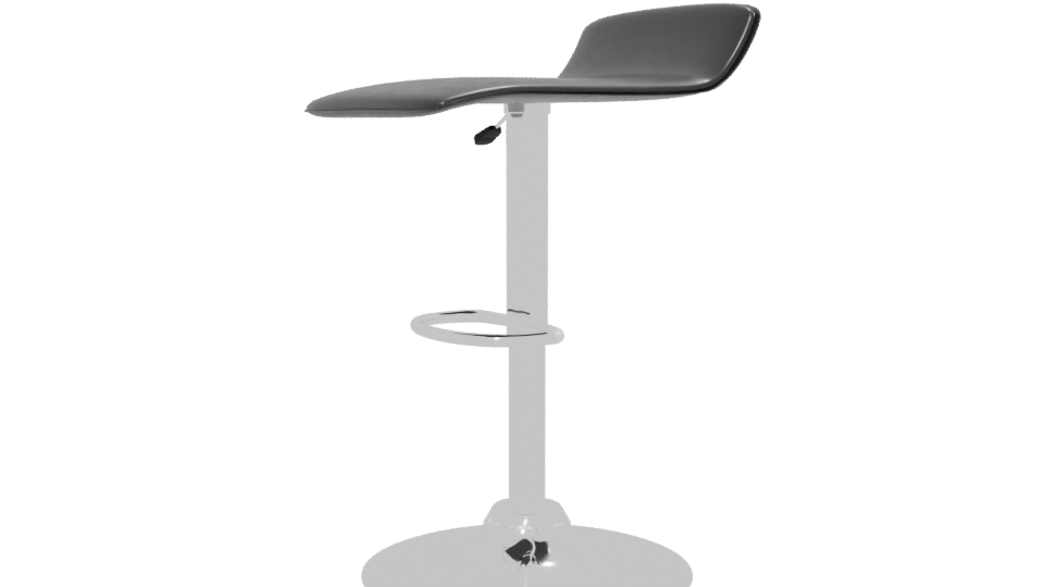 Modern Bar Stool 3D Model - Professional 3D Model Render 13