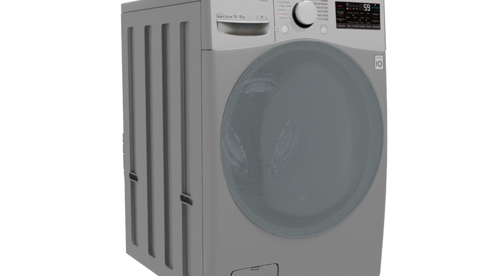 Automatic LG Washer-Dryer 3D Model - Professional 3D Model Render 10