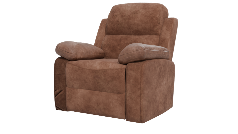 Stylish Modern Recliner Armchair 3D Model - Professional 3D Model Render 12