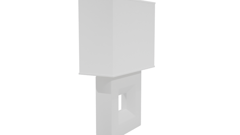 Contemporary Table Lamp 3D Model - Professional 3D Model Render 3
