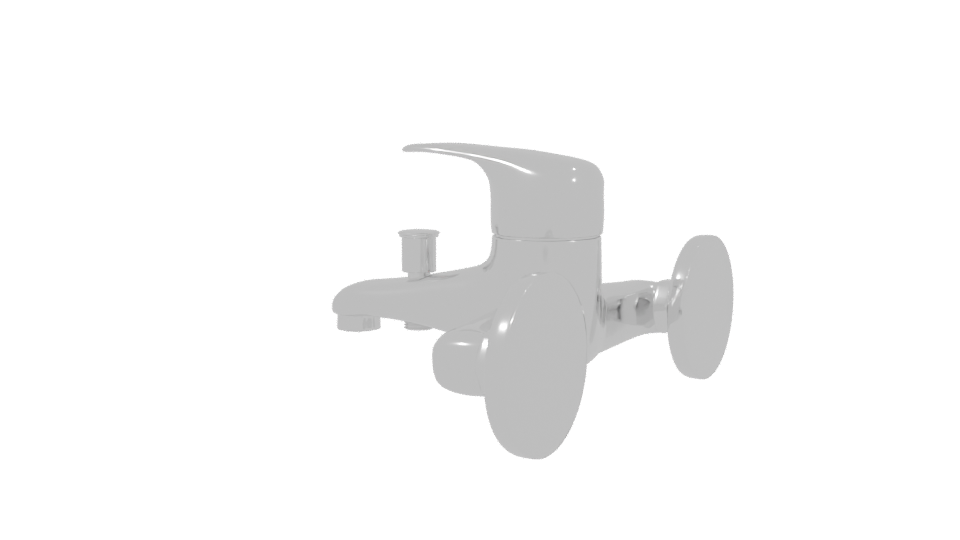 Stylish Bathroom Faucet Model 3D - Professional 3D Model Render 3